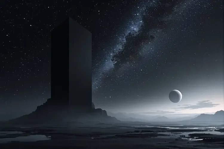 横亘宇宙的黑色方碑